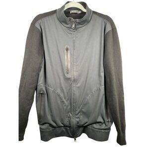 G/Fore Mens Merino Wool Hybrid‎ Golf Jacket Large Onyx Full Zip